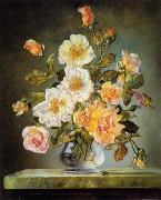 unknow artist Floral, beautiful classical still life of flowers.135 Germany oil painting reproduction